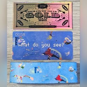 ZOX "WHAT DO YOU SEE" #58 GOLD W REWARD CARD ART INSPIRED COLLECTIBLE WRISTBAND